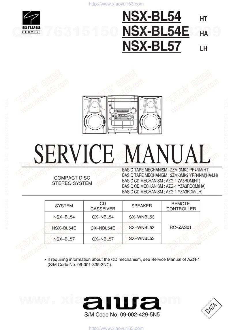 Aiwa NSX-BL54 LH User manual
