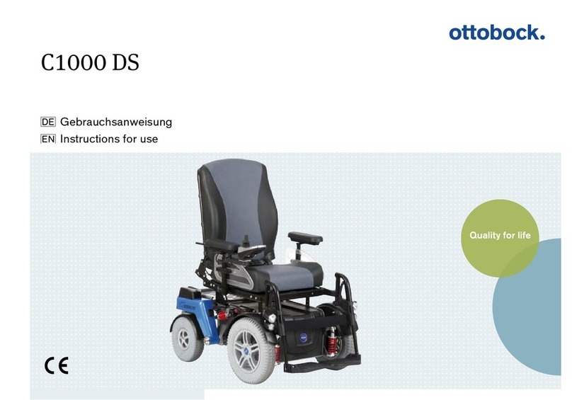 Otto Bock C1000 DS User manual