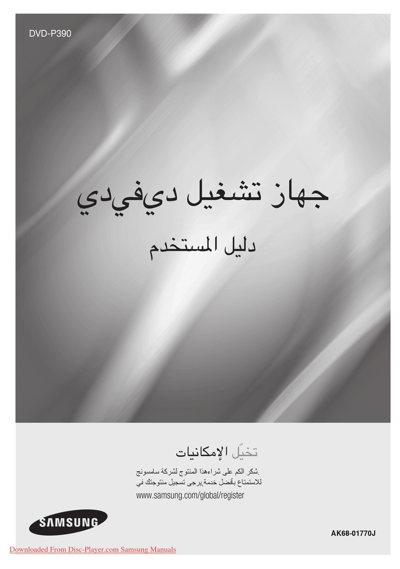 Samsung DVD-P390K User manual