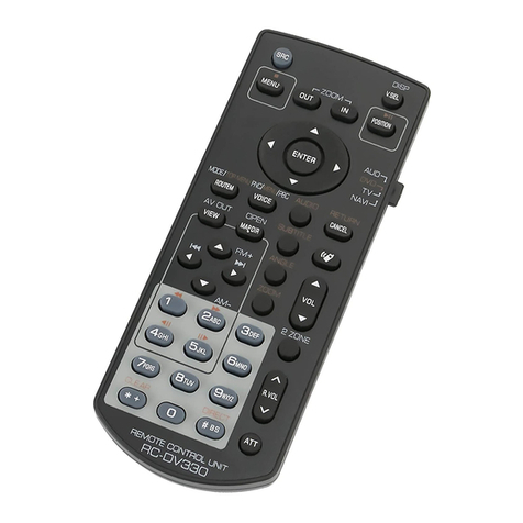 Kenwood KNA-RCDV330 - Wireless Remote For Multimedia... User manual