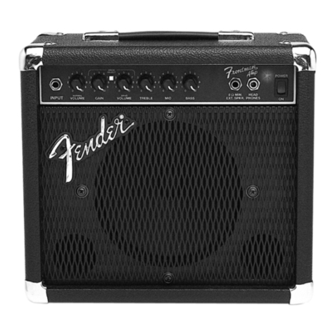 Fender Frontman 15R User manual