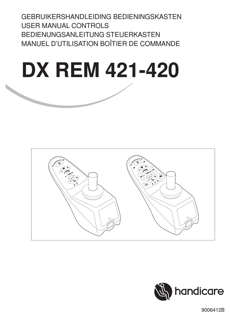 Handicare DX REM 420 user manual
