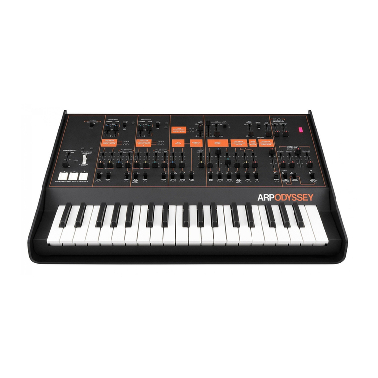 ARP ODYSSEY User manual