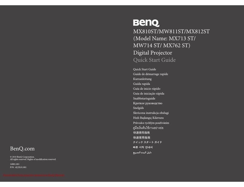 BenQ MX810 ST User manual