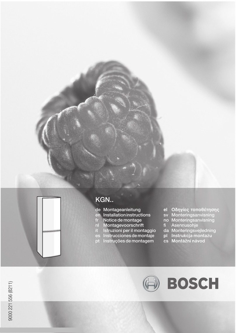 Bosch KGN Series User manual