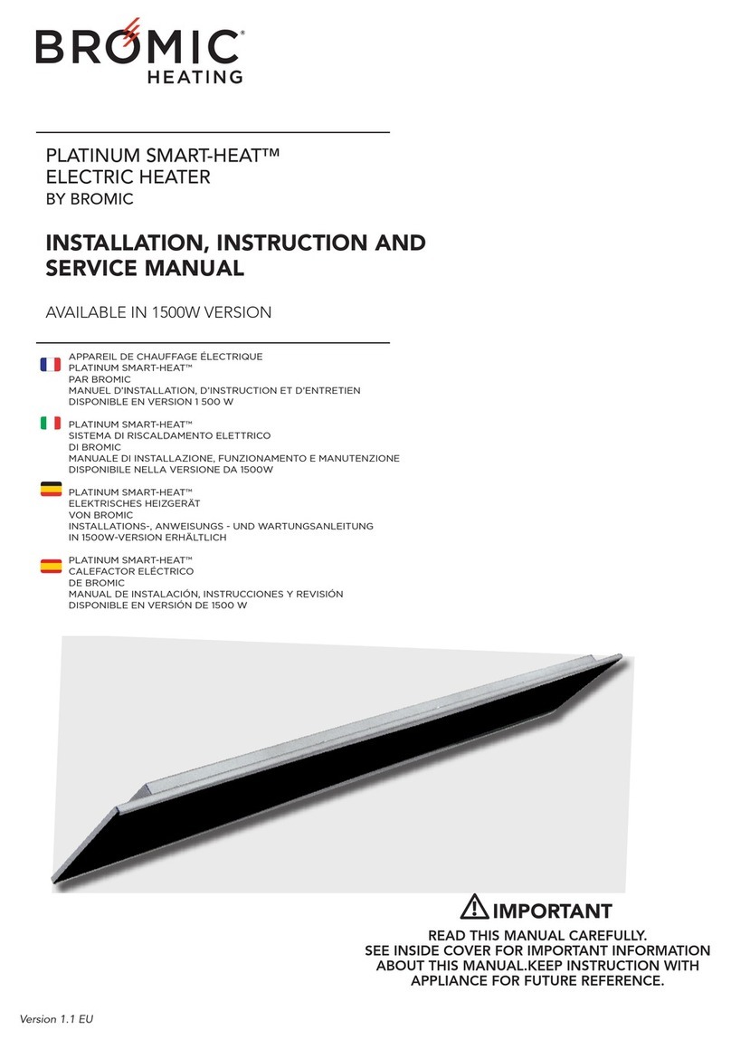 Bromic Heating platinum Smart-heat Troubleshooting guide