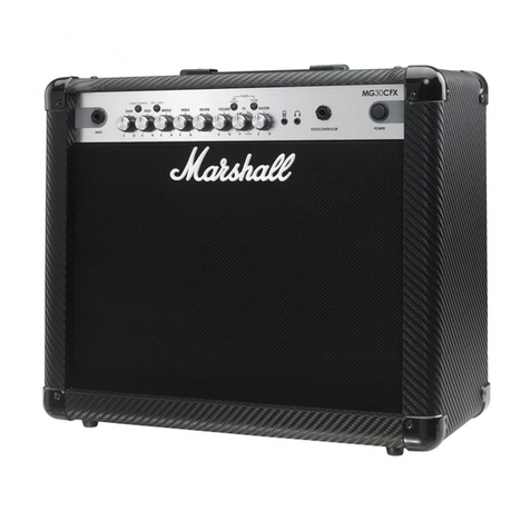 Marshall Amplification MG SERIES owner's manual