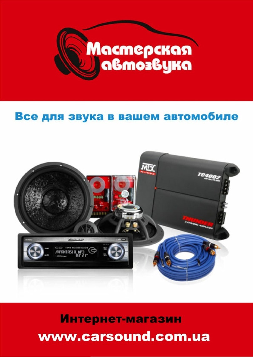 Pioneer DEH-P88RSII User manual