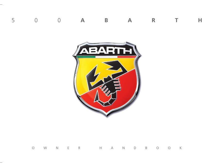 Abarth 2014 500 User manual Abarth 2014 500 User manual