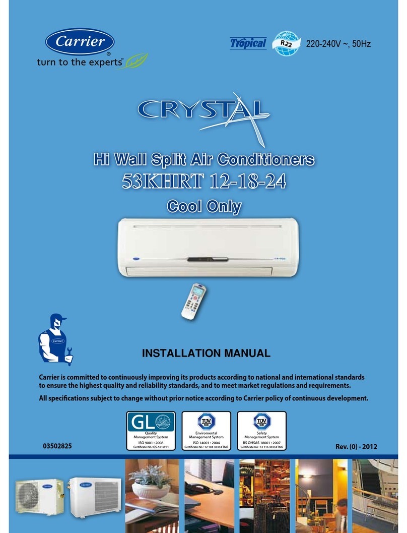 Carrier 53KHRT 12-18-24 Crystal User manual