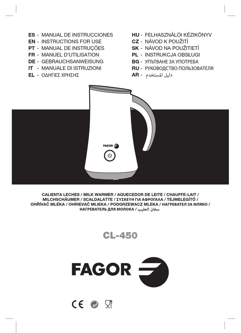 Fagor CL-450 User manual