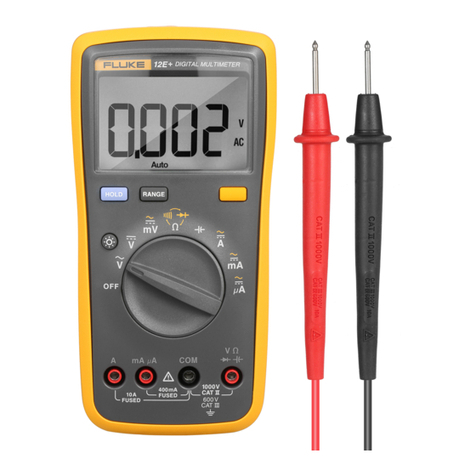 Fluke 12E user manual