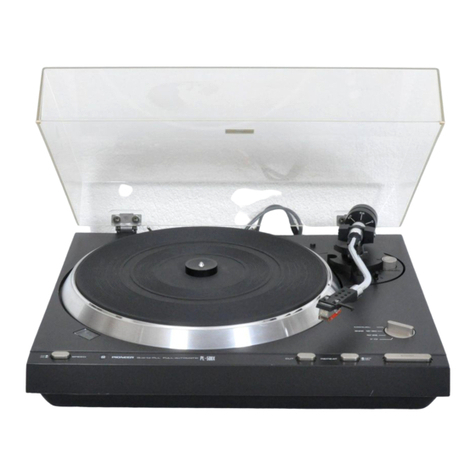 Pioneer PL-500X User manual