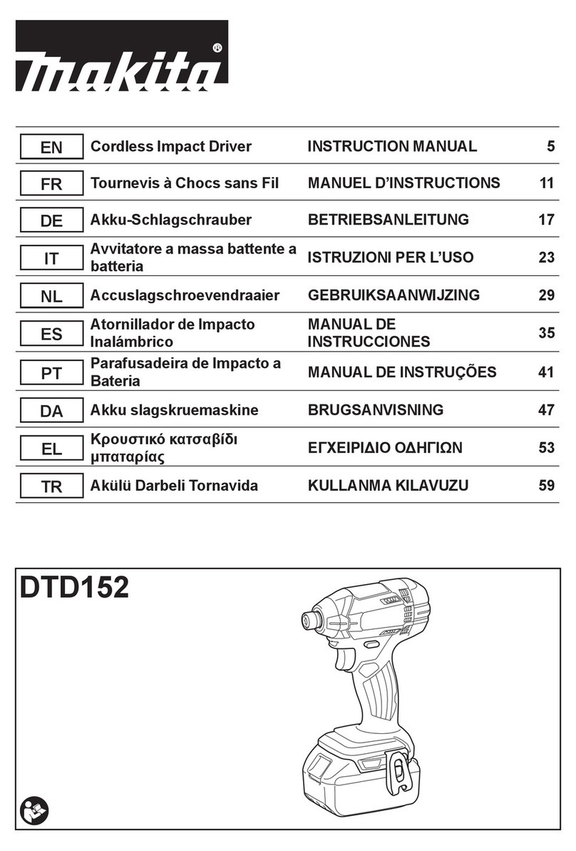 Makita DTD152 User manual