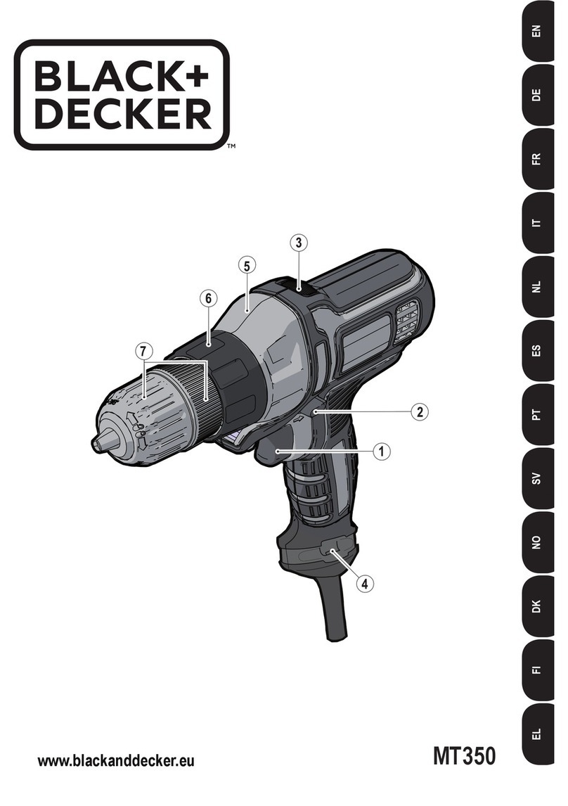 Black & Decker MT350 User manual