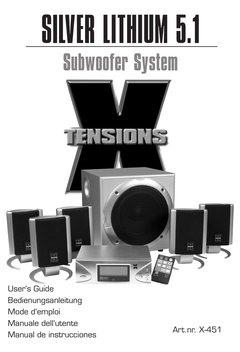 Tensions SILVER LITHIUM 5.1 user guide