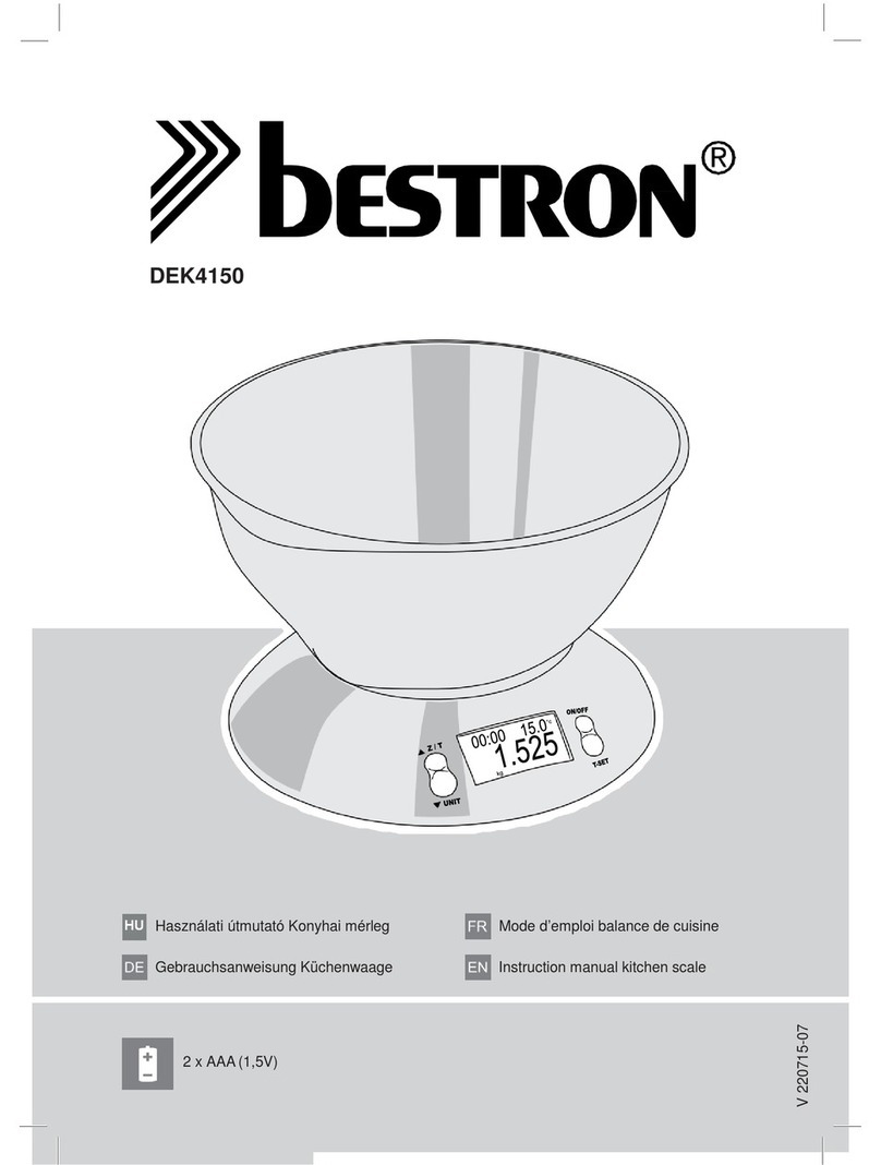 Bestron DEK4150 instruction manual