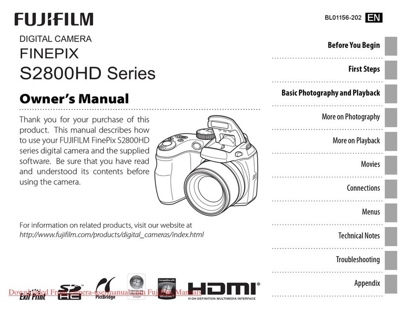 FujiFilm FinePix S2800HD Series owner's manual