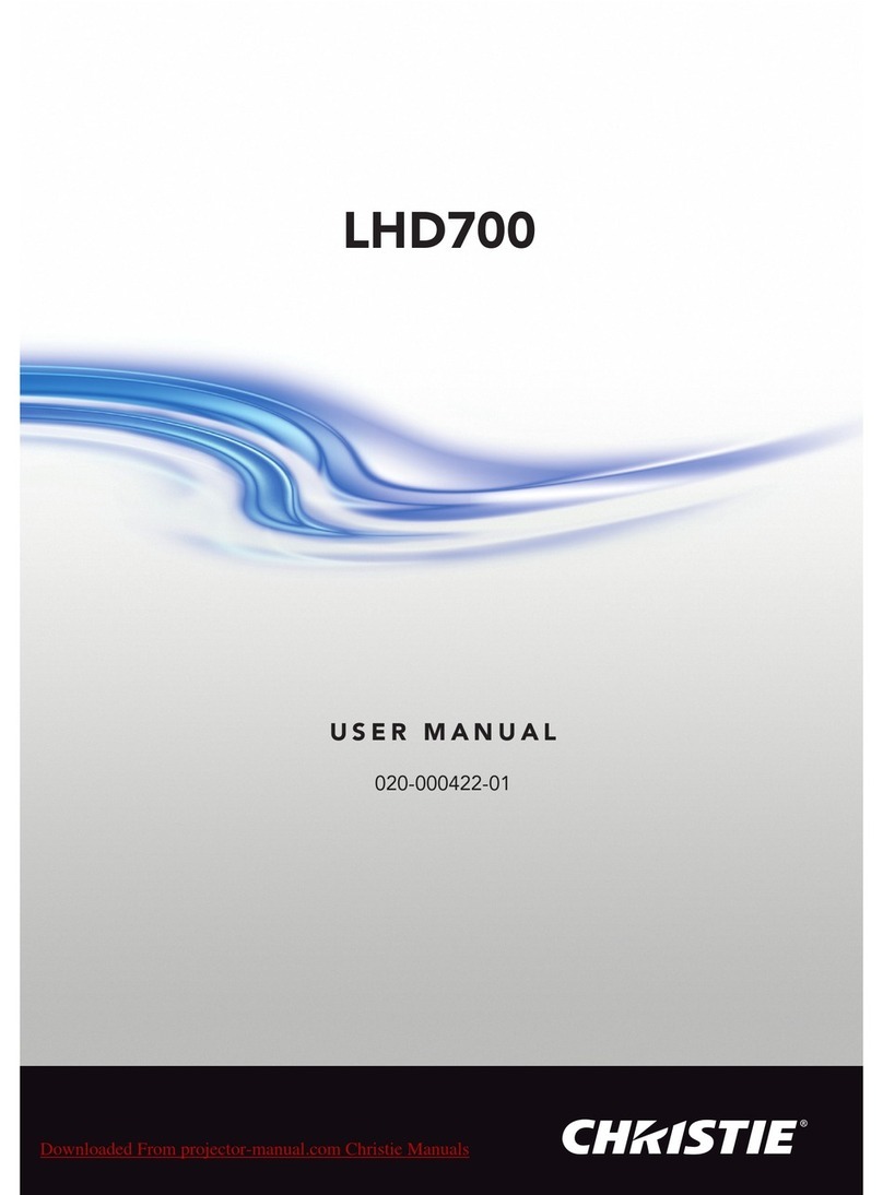 Christie LHD700 User manual