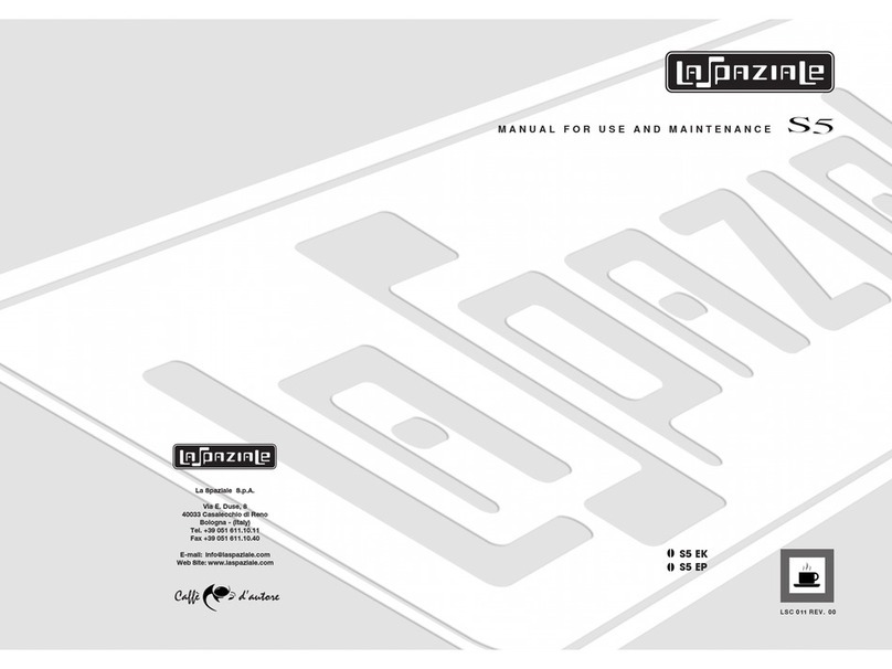 La Spaziale S5 Manual for use and maintenance