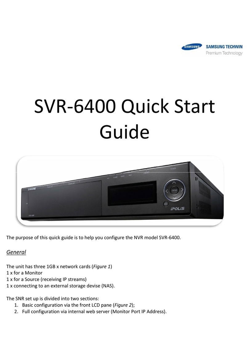 Samsung SVR-6400 User manual