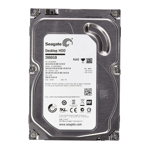 Seagate Barracuda ST3000DM001 User manual