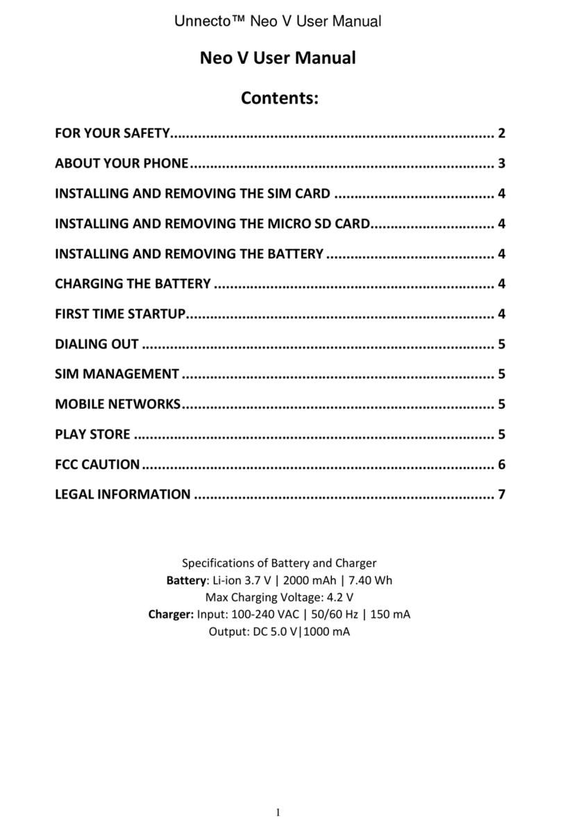 Unnecto Neo V User manual