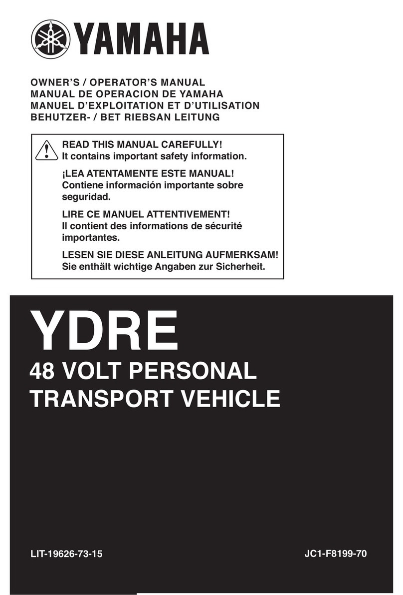 Yamaha YDRE Owner's/operator's manual
