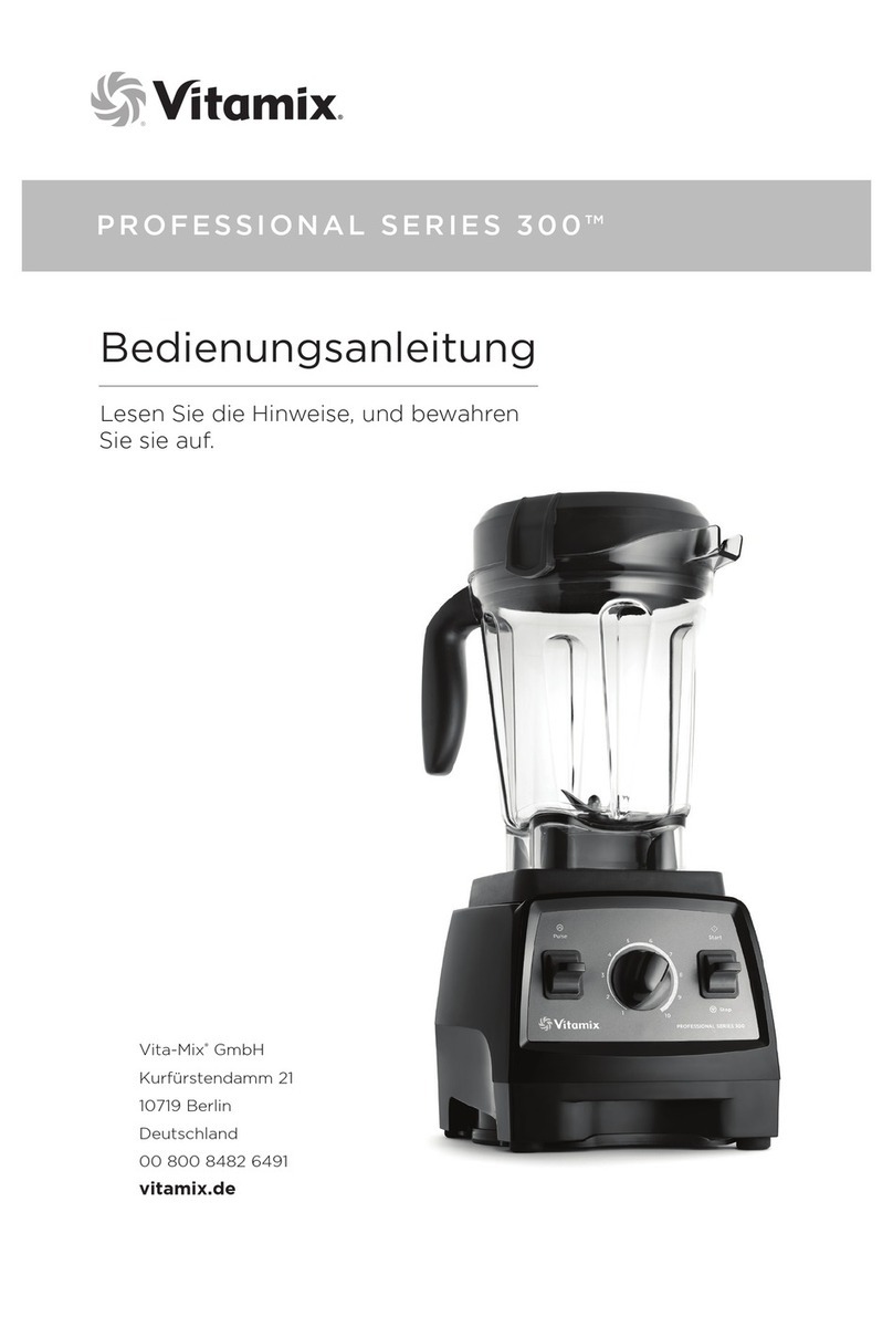 Vitamix Professional Series 300 owner's manual Vitamix Professional Series 300 owner's manual