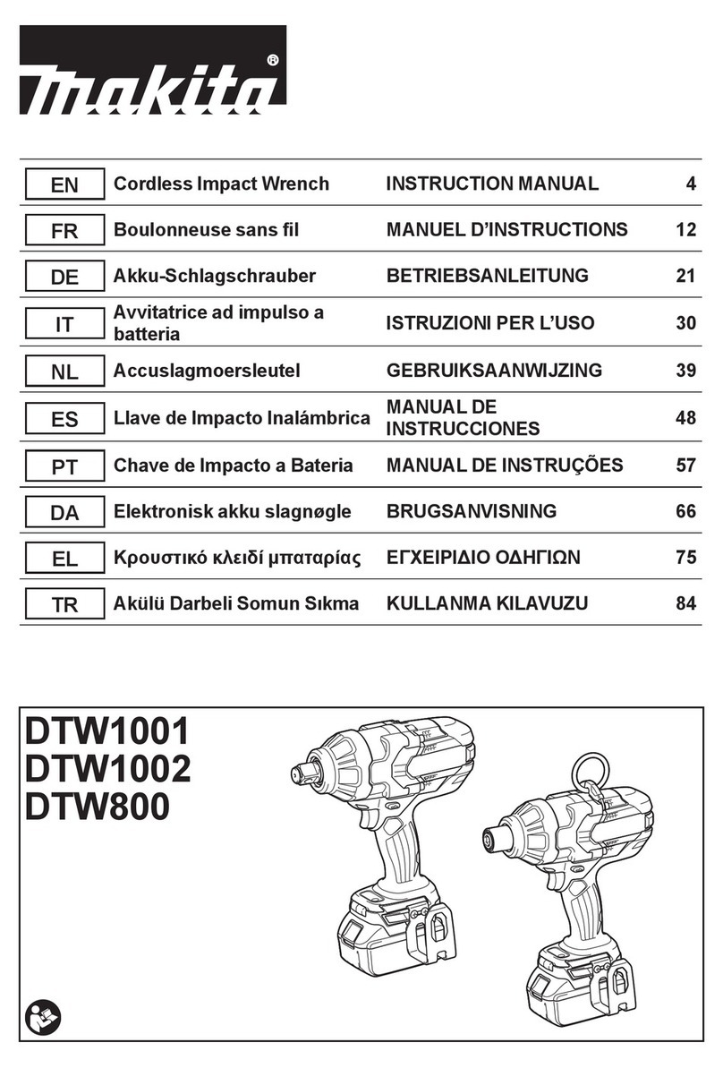 Makita DTW1001 User manual