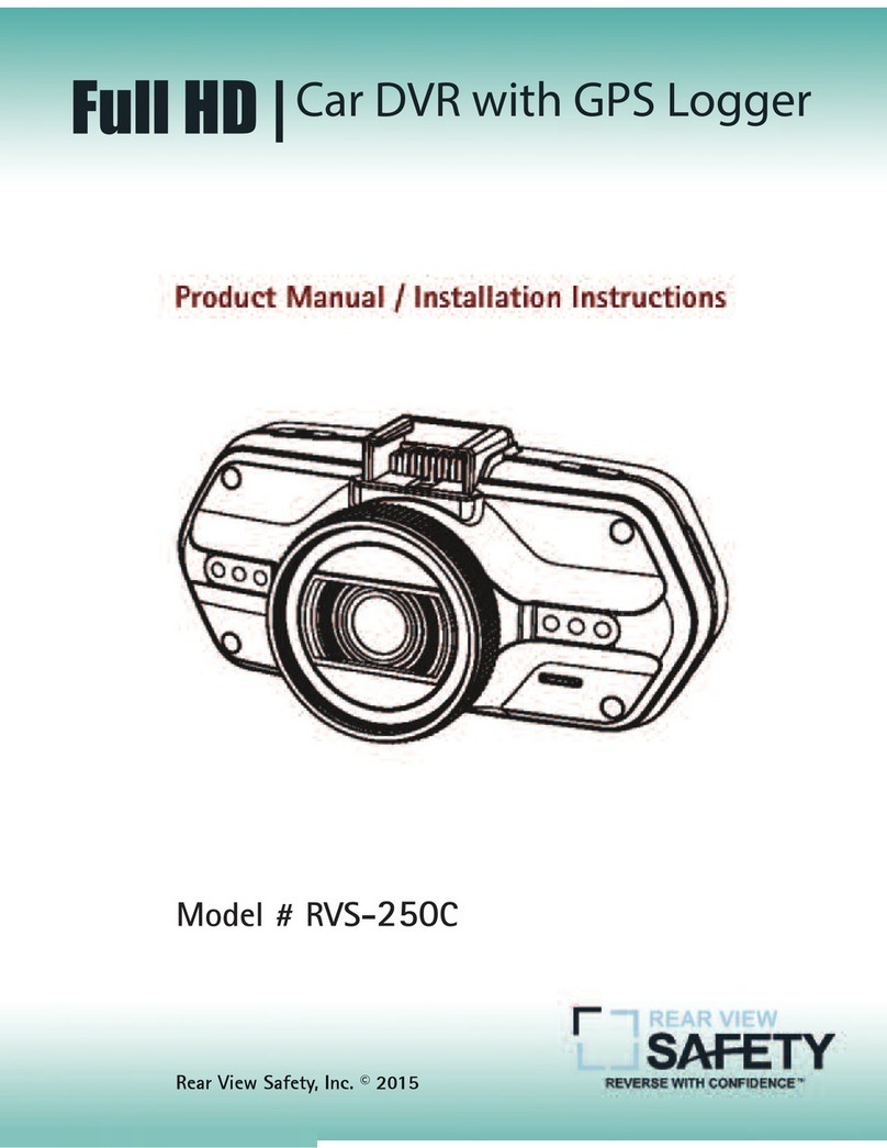 Rear view safety RVS-250C Product manual installation & instructions