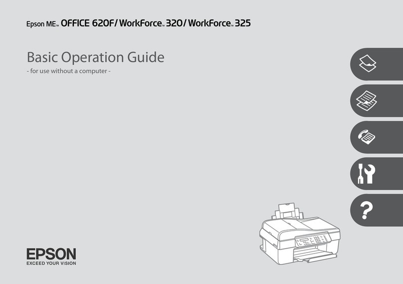 Epson OFFICE 620F Assembly instructions