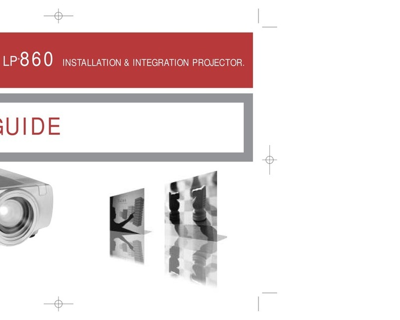 InFocus LP 840 User manual