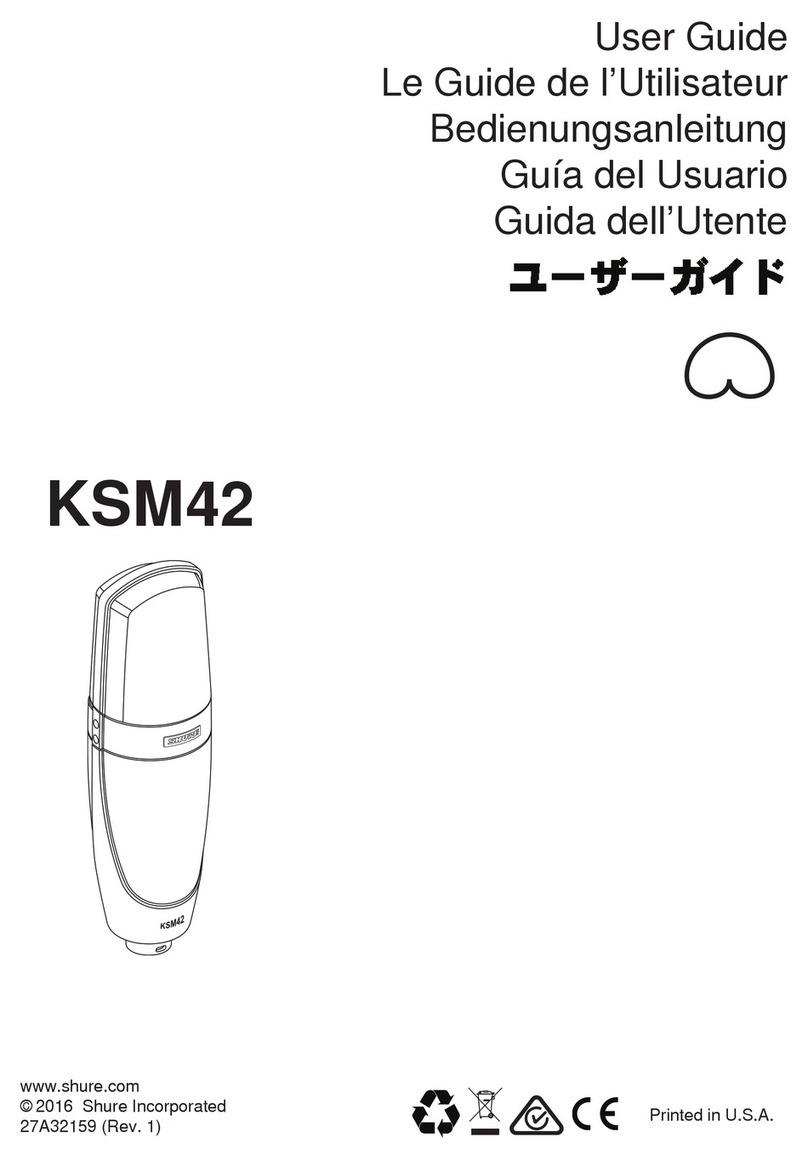 Shure KSM42 user guide