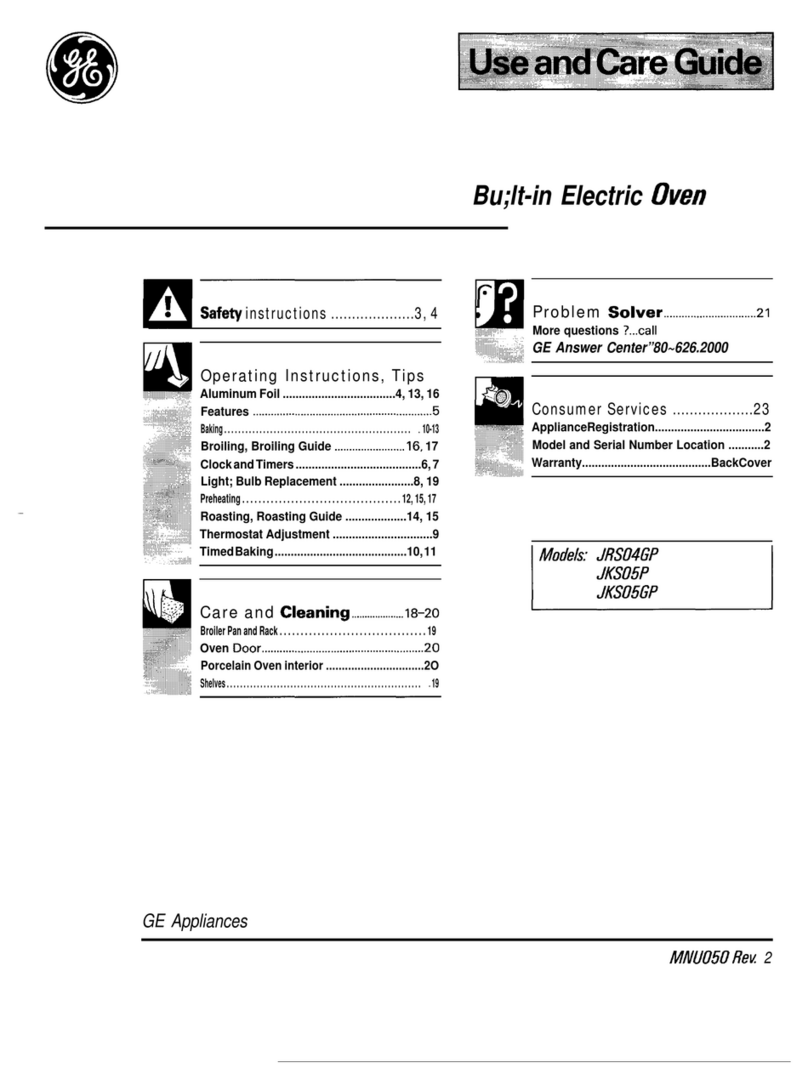 GE JRS04GP User manual