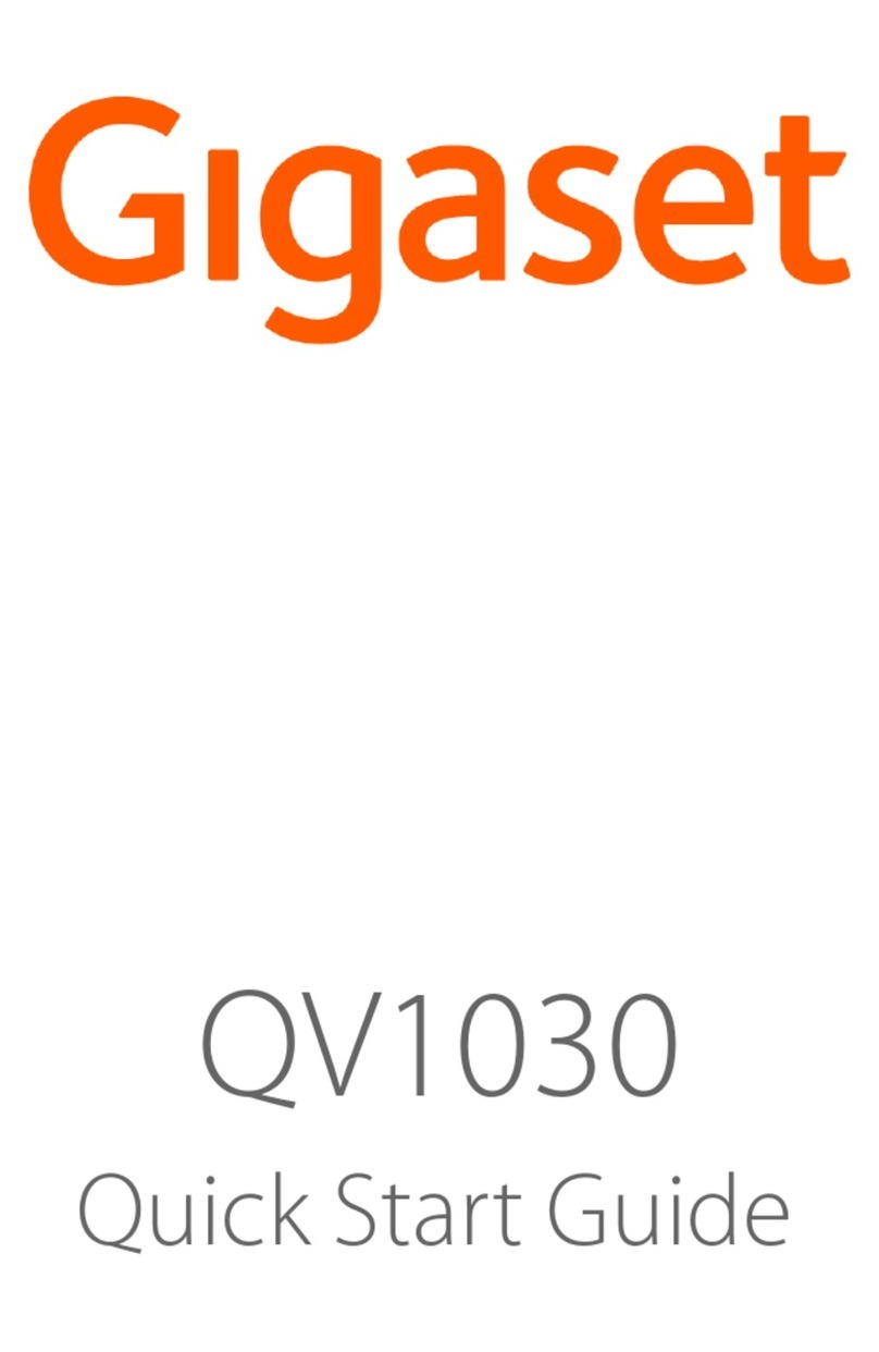 Gigaset QV1030 quick start guide