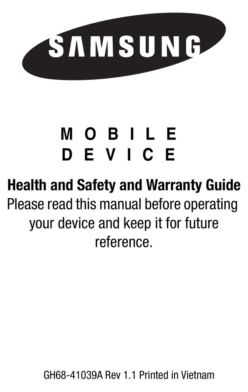 Samsung SM-R380 Health and safety and warranty guide