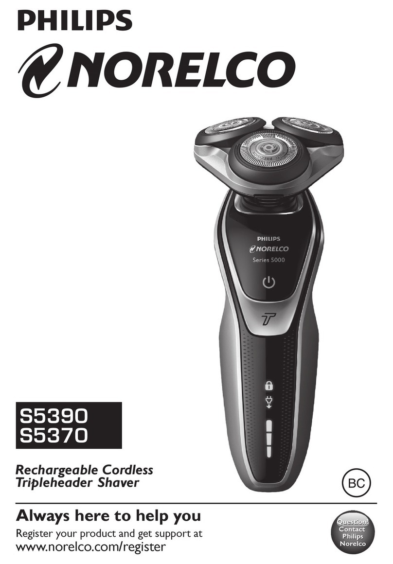 Philips Norelco S5390 manual