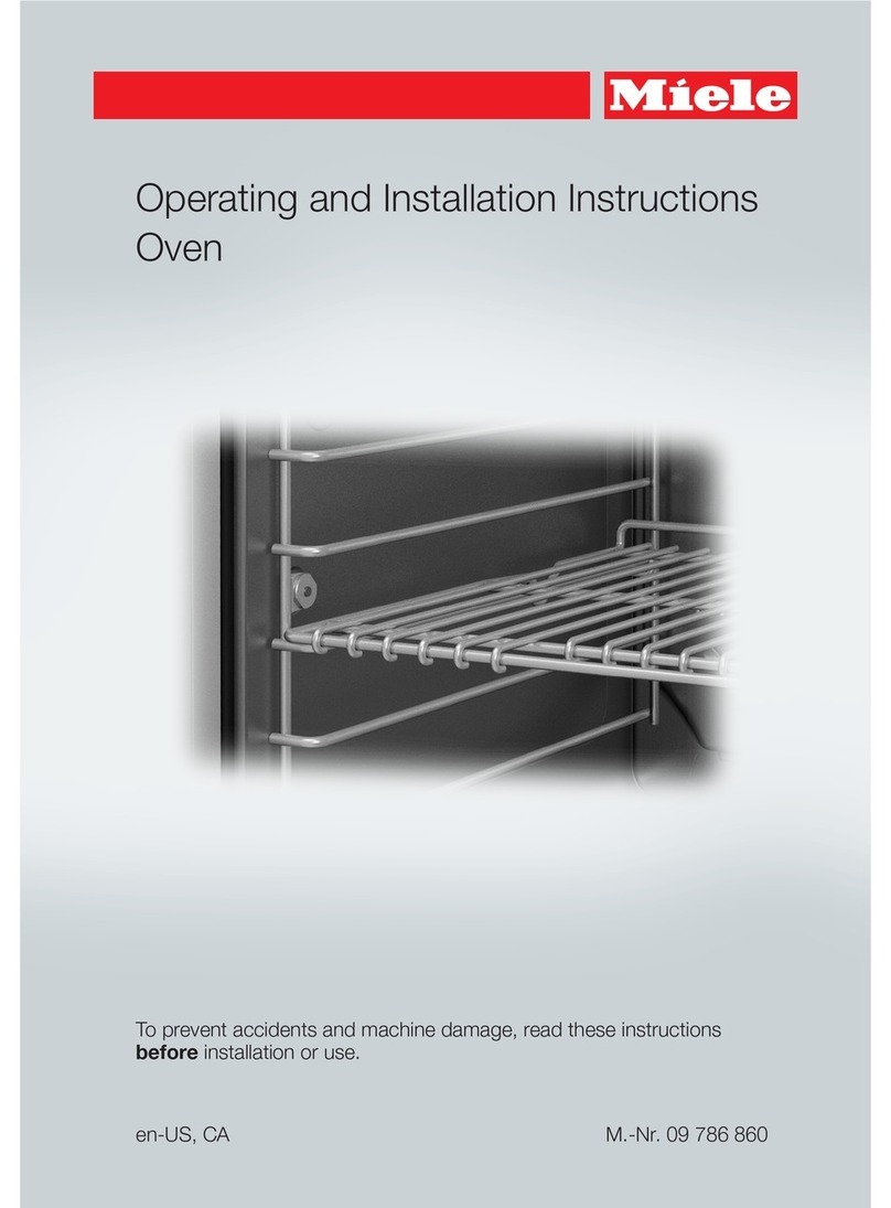 Miele TX3587 Operating and installation instructions