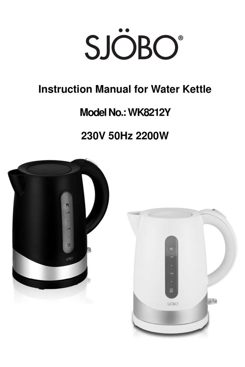 SJOBO WK8212Y instruction manual