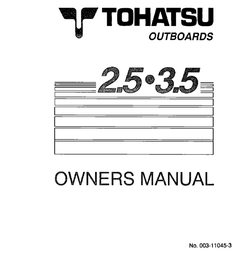 TOHATSU 2.5 User manual