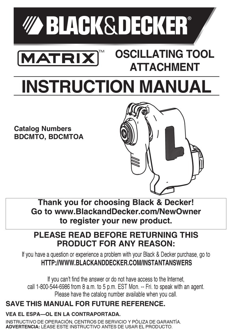 Black & Decker BDCMTO instruction manual