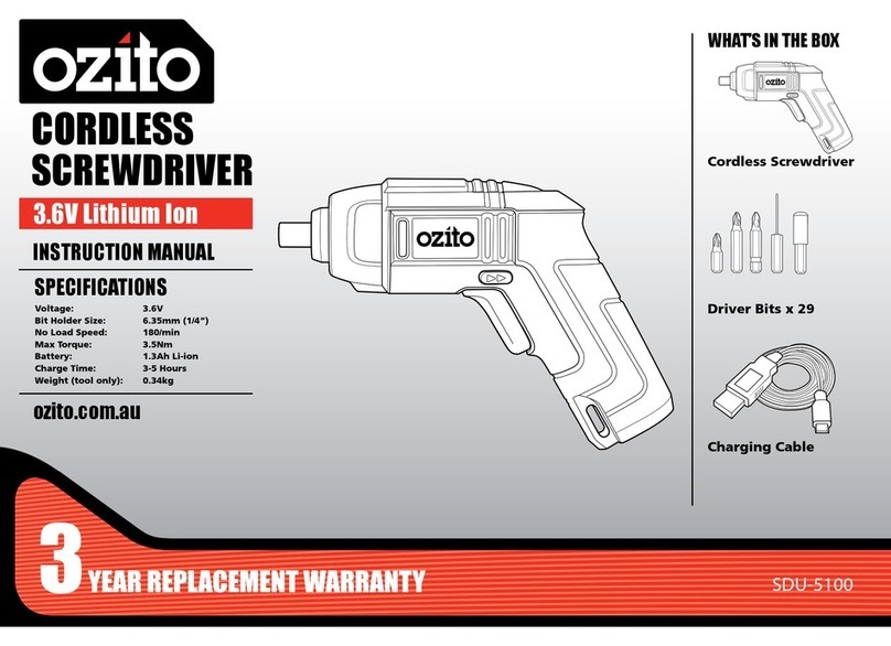 Ozito SDU-5100 User manual Ozito SDU-5100 User manual