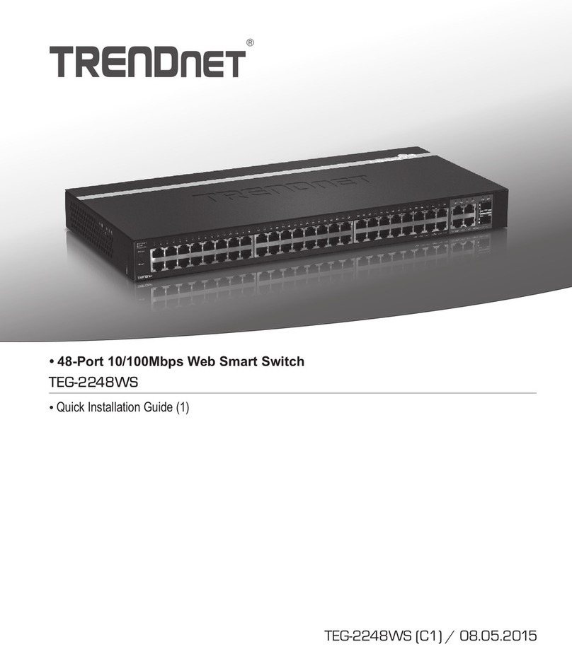 TRENDnet TEG-2248WS - Gigabit Web Smart Switch User manual