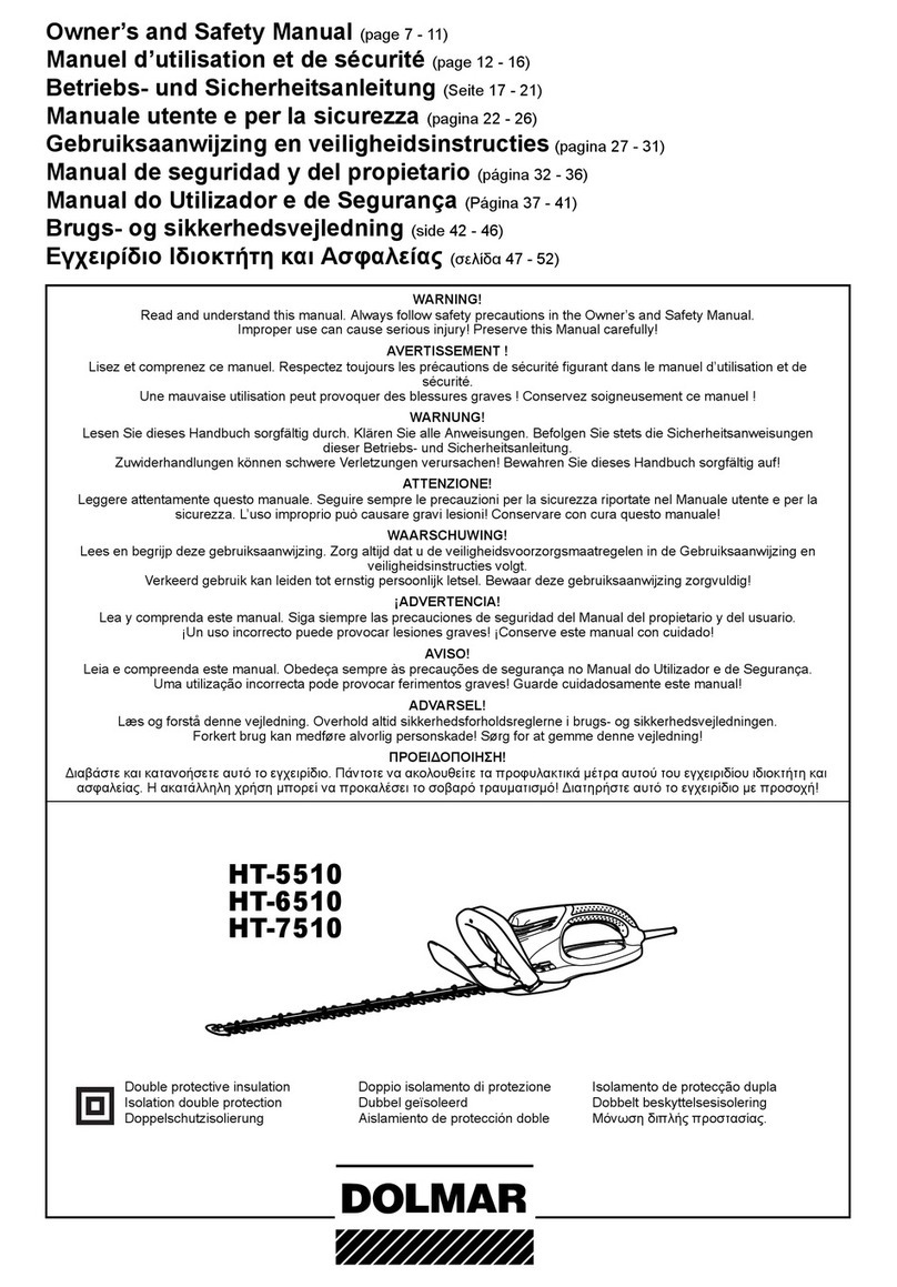 Dolmar HT-5510 Instruction Manual