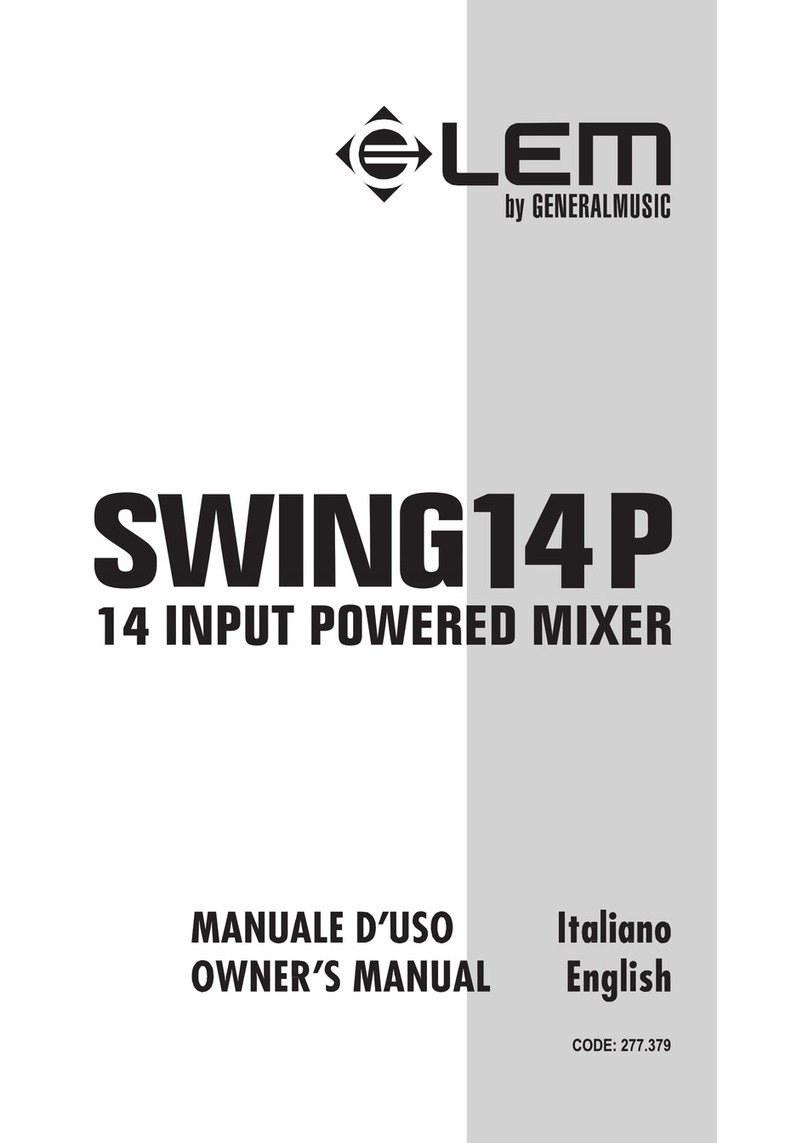 LEM SWING14P owner's manual