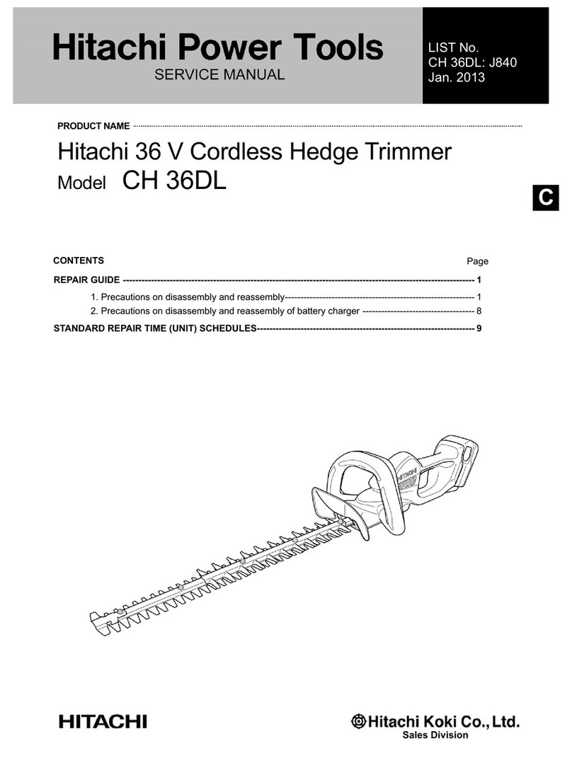 Hitachi CH 36DL User manual