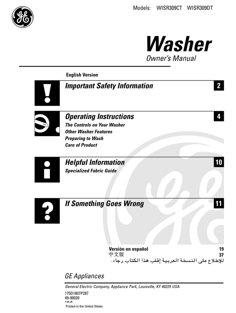 GE WISR309CT User manual GE WISR309CT User manual