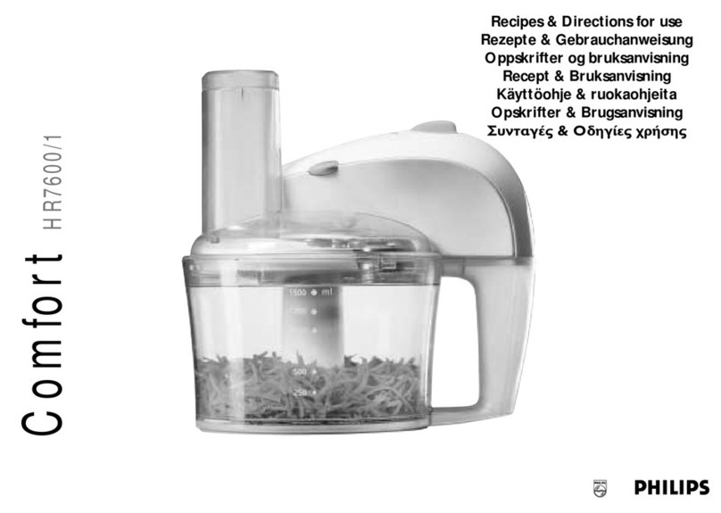 Philips Cucina HR7600/1 Manual Philips Cucina HR7600/1 Manual
