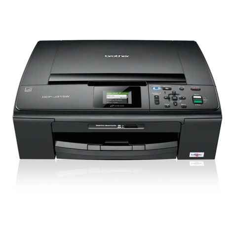 Brother DCP-J315W Operating and maintenance manual